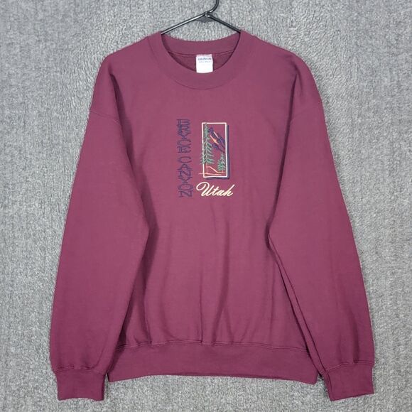 Bryce Canyon National Park Utah Sweatshirt Womens Medium Purple Crewneck - Picture 1 of 12